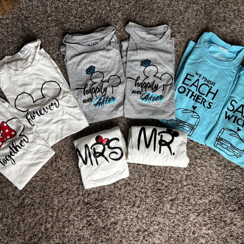 Matching Disney Shirts M/L
